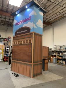 RENTAL: Island Rental Design with RE-1712 Gravitee Storage Tower with Locking Door -- View 3
