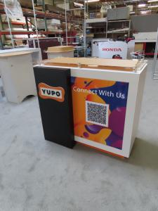 Custom Counter with Backlit Graphic, Push-Thru Logo, and Raised Acrylic Top -- View 3