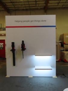 Custom Product Display Island with Gravitee Modular Closet -- View 2