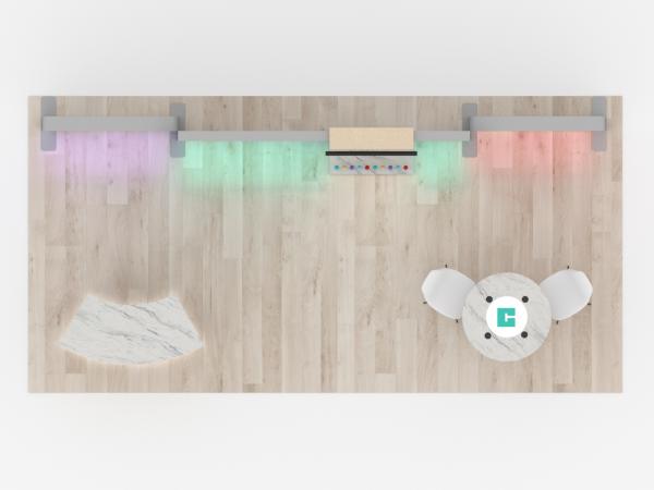 VK-4060 Trade Show Inline Exhibit -- Plan View